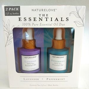 Lavender and Peppermint Essential Oil Duo